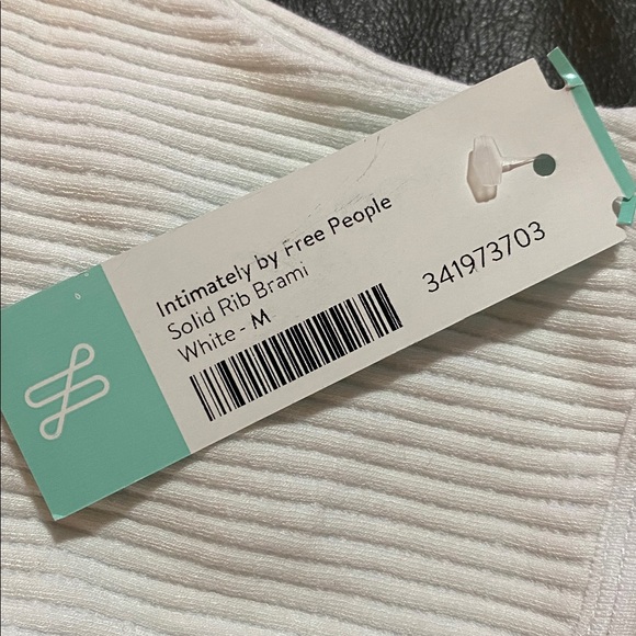 Solid Rib Brami in White Free People - M - Picture 7 of 8